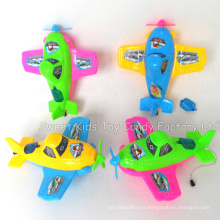 Light up Cartoon Plane Toy Candy (130819)